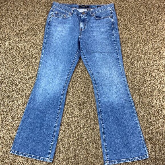 Vintage Calvin Klein Jones Flare Women's Jeans Size 14 - Picture 8 of 15